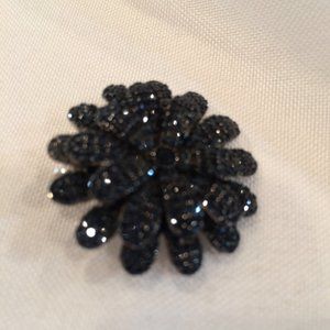 New Large Spinel Black DAHLIA Necklace in RH